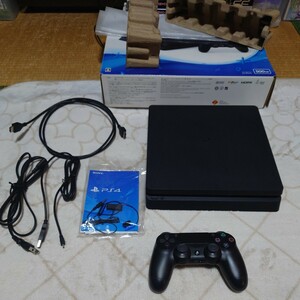  PS4 PlayStation4 CUH-2200A BO1 初期化/動作確認済み 薄型 500GB 実働品 付属品付き ジェットブラック 