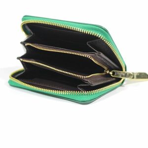  change purse . coin case men's lady's original leather green green luck with money new goods free shipping EP-GNB 1 jpy 1
