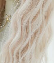 大人気　 ウィッグ レディース フルウィッグ ボブ ロングウィッグ 女性 かつら つけ毛　巻き髪 金髪 耐熱 ハロウィン コスプレ_画像6