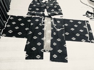 12 direct shide hakama top and bottom set 