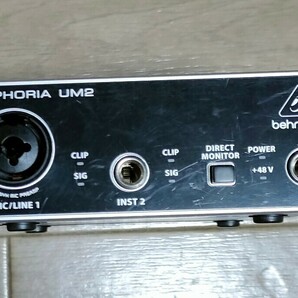 【中古】ベリンガー behringer：U-PHORIA UM2 オーディオインターフェイスの画像2