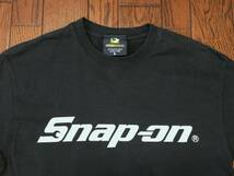 USA製 SNAP-ON スナップオン Tシャツ S 黒 ブラック アメリカ製 検索 ツール 工具 バイク モーターサイクル_画像1