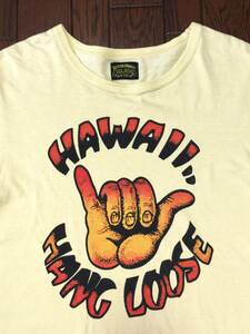 ジェラード JELADO ハワイ ハングルーズ HAWAII HANG LOOSE Ｔシャツ Ｍ 日本製 検索 SURF サーフ サーファー サーフィン