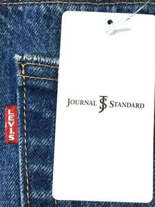  Levi's LEVI'S Journal Standard JOURNAL STANDARD 501.... blue jeans w44 big size large Denim pants BIGE