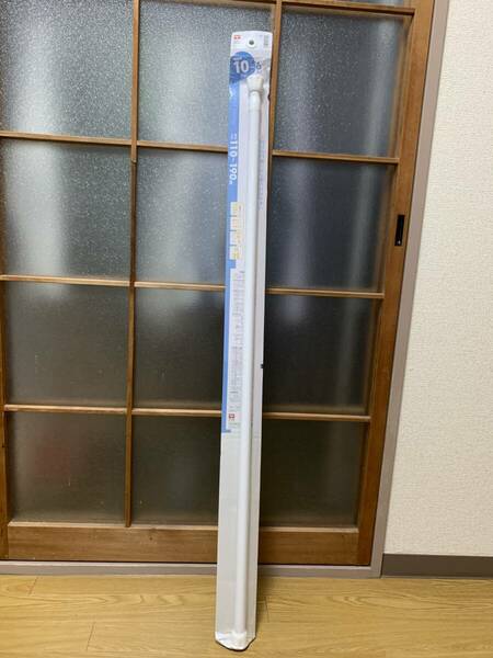 【新品未使用】HEIAN SHINDO つっぱり棒 ばね式強力タイプ ホワイト 幅110~190cm 耐荷重10~6kg パイプ直径2.2cm NSW-11 平安伸銅工業