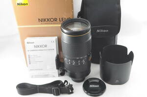 ★超美品★ Nikon ニコン AF-S NIKKOR 80-400mm F4.5-5.6G ED VR 元箱 付属品満載★清潔感溢れる綺麗な外観! カビ・クモリなし! 完動品!