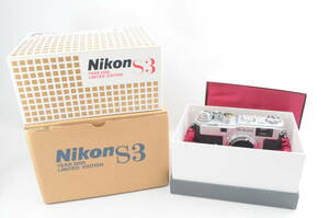 ★新品級★ NIKON S3 YEAR 2000 LIMITED EDITION ボディ 元箱 付属品満載★清潔感溢れる綺麗な外観! カビ・クモリなし! 細かく動作確認済!