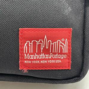 ★BN53□Manhattan Portage マンハッタンポーテージ ショルダーバッグ ブラック CORDURAの画像3