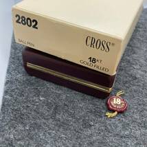 PE2171□CROSS クロス ボールペン クラシックセンチュリー 1/20 18KT GOLD FILLED USA製 筆記確認済み 箱付き_画像2