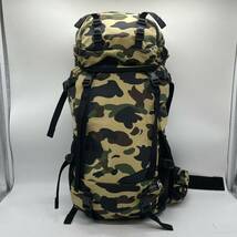 ⑩BN103●美品 A BATHING APE アベイシングエイプ×PORTER ポーター 1ST CCAMO RUCK SACK カモフラ バックパック リュック ナイロン_画像2