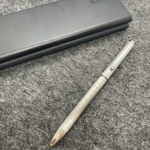 PE2200□MONTBLANC モンブラン ツイスト式 ボールペン Sライン マルチカラー 2色ボールペン ヘアライン加工 筆記確認未 箱付き