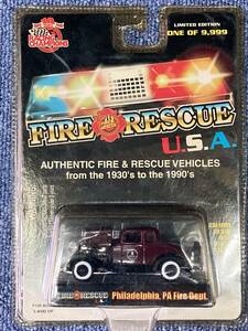  Racing Champion Ford & Rescue 1/64 *32 Ford купе 1932 FORD COUPE FIRE&RESCUE