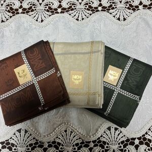  free shipping MCM handkerchie 3 pieces set!! brand handkerchie wonderful men's .