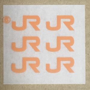JRマーク　インレタ　オレンジ　⑥ HO共用サイズ　tomix