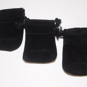 クロムハーツ 革袋 レザーポーチ ３枚 正規品 小サイズ ⑨の画像1