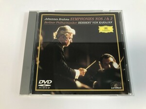 TI730 カラヤン ベルリン・フィルハーモニー / ブラームス 交響曲第1番 第2番 【DVD】 0506