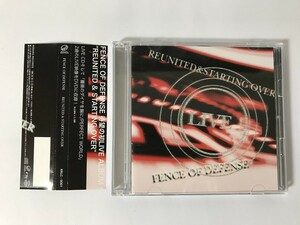 TJ144 FENCE OF DEFENSE / REUNITED＆STARTING OVER 【CD】 0509