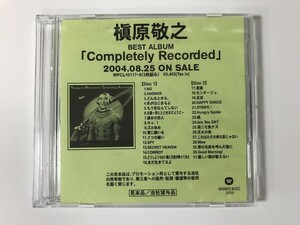 TJ206 槇原敬之 / Completely Recorded プロモ盤 【CD】 0510