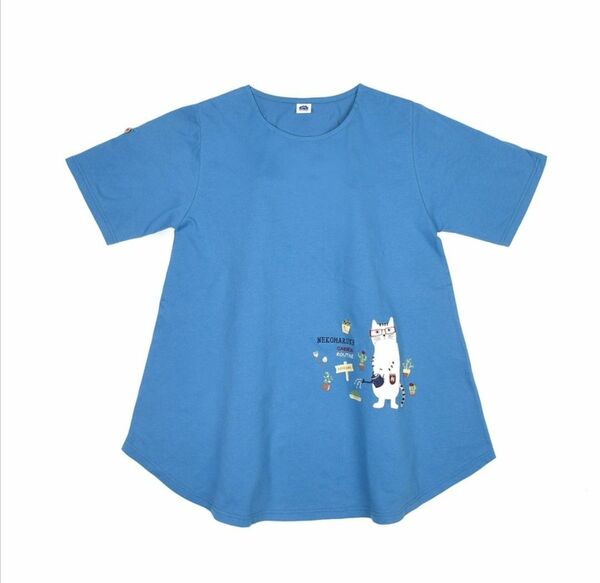 ネコ　半袖Ｔシャツ　猫　ねこ　クスグルジャパン　ねこまるけ　かわいい　Aライン　ネコザワ 半袖 Tシャツ　ネコザワ
