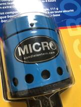 UCO ユーコ Micro candle lantern マイクロキャンドルランタン Blue ブルー (1円スタートです。)_画像3