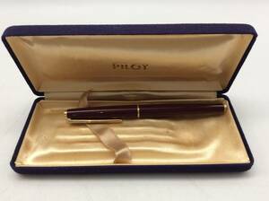 #3644 PILOT パイロット 14K 585 刻印 万年筆 箱 レトロ ビンテージ 14金 筆記用具 文房具 現状品