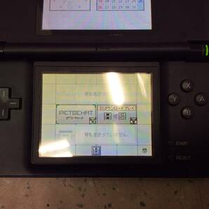 #3657 Nintendo DS Lite 任天堂 ニンテンドー USG-001 ネイビー 本体 携帯ゲーム機 ハード 通電確認済み ジャンク扱い 中古現状品の画像3