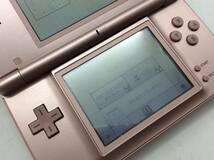 #3655 Nintendo DS Lite 任天堂 ニンテンドー USG-001 ピンク 本体 携帯ゲーム機 ハード 通電確認済み 中古現状品_画像4