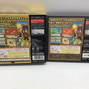 #3659 Nintendo DS 任天堂 ニンテンドー ポケットモンスター ハートゴールド 金 ゲームソフト ポケウォーカー付き ポケモン 中古現状品の画像5