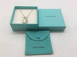 #3854 TIFFANY＆Co. ティファニー 925 カデナ 1837 ネックレス 10ｇ シルバー アクセサリー 箱・袋付き 現状品　