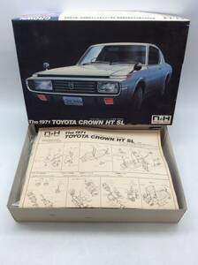 #3816 未組立 童友社 NH The 1971 TOYOTA CROWN HT SL トヨタ クラウン 46年式 鯨 プラモ ノスタルジックヒーローズ 旧車 レア 希少 現状品