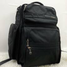 1円 【美品】 TUMI トゥミ リュック バックパック ビジネスバッグ 263578D4 メンズ A4収納 ブラック 多収納 PC T-Pass 軽量 ブリーフパック_画像1