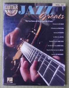 JAZZ GREATS GUITAR PLAY ALONG TAB譜付ギタースコア CD付 ♪良好♪ 送料185円 /グラント・グリーン/タル・ファーロウ/ジョニー・スミス