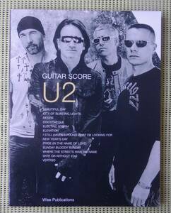 U2 TAB譜付ギタースコア　13曲 ♪美本♪ 送料185円　ベスト　THE BEST ジ・エッジ　Edge