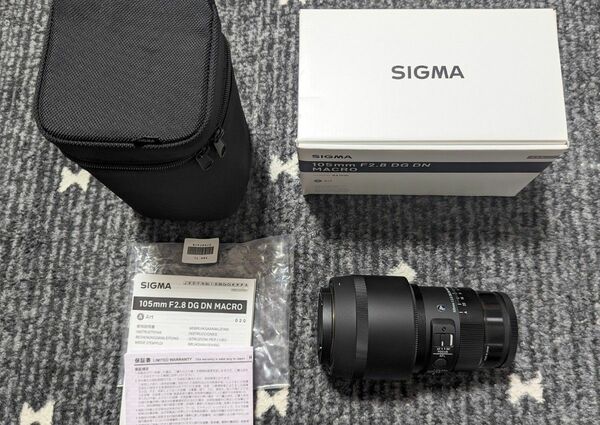 【極上品】SIGMA 105mm F2.8 DG DN Lマウント