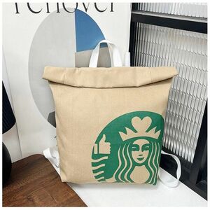 「新品」スタバ バックパック リュック 紙袋風 starbucks スターバックス　匿名配送　追跡可能