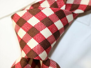 [ thousand /.]ls13708/ franc kobasi rarity tartan check necktie 