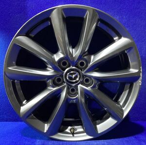 マツダ MAZDA3＊18インチ＊純正ホイール＊18x7J/オフセット+45/PCD114.3-5H＊単品1本【4/4】