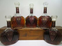 5本セット サントリー XO デラックス SUNTORY DELUXE 700ml 40% 国産ブランデー 未開栓 古酒 まとめて 発送先広島県限定 1円スタート/5-7-5_画像1