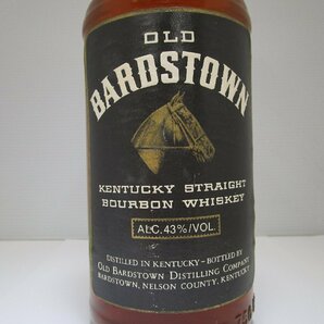 オールドバーズタウン 6年 750ml 43% OLD BARDSTOWN ケンタッキー バーボンウイスキー 未開栓 古酒 箱付き /B36805の画像2