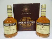 2本セット キリンシーグラム ロバートブラウン ROBERT BROWN 760ml 43% 国産ウイスキー 特級 未開栓 古酒 発送先広島県限定 箱/B36542_画像1