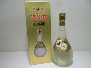 ゴールド 加茂鶴 純金箔入 大吟醸 23.04製造 720ml 16度以上17度未満 広島 日本酒 未開栓 古酒 箱付き/C20367