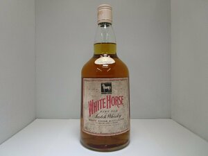 ホワイトホース ファインオールド 1000ml/1L 43% WHITE HORSE FINE OLD スコッチウイスキー ※ラベル変色あり 未開栓 古酒 /A34463