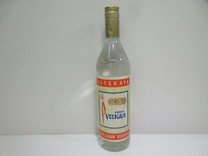  Russia vodka beautiful sake ru ska yaRUSSIAN VODKA RUSSKAYA 750ml 40% not yet . plug old sake /A40209