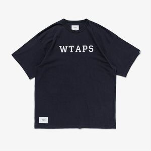 【新品未使用】 24SS WTAPS ACADEMY SS COTTON COLLEGE NAVY Lサイズ