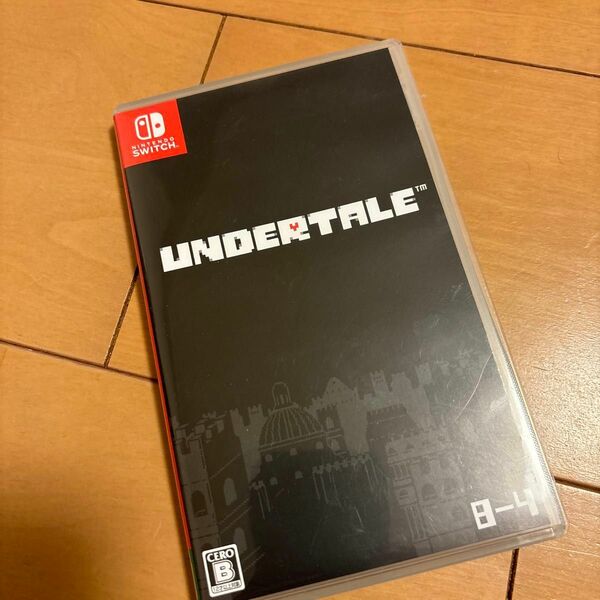 任天堂switchのソフト、UNDERTALEです。