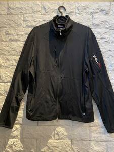 Ralph Lauren RLX men's L size ジャケット ゴルフ ダブルジップアップ 背中メッシュ素材