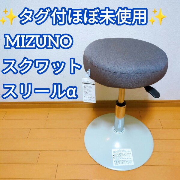 ★送料無料！タグ付ほぼ未使用！MIZUNO ミズノ スクワットスリールα スクワットチェア　ブラウン