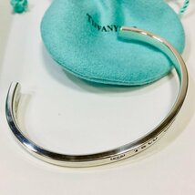 ■【買取まねきや】TIFFANY & Co. ティファニー 1837 カフ バングル シルバー ナロー 925 箱有 計1点■_画像2