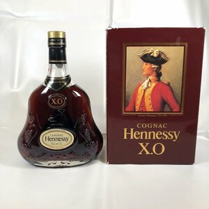 ■【買取まねきや】古酒 未開栓 ヘネシー XO 金キャップ クリアボトル コニャック ブランデー 箱付き 700ml 計1点■