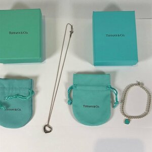 ■【買取まねきや】ティファニー Tiffany リターントゥ ハートタグ ブレスレット オープンハート ネックレス SV925 計2点■